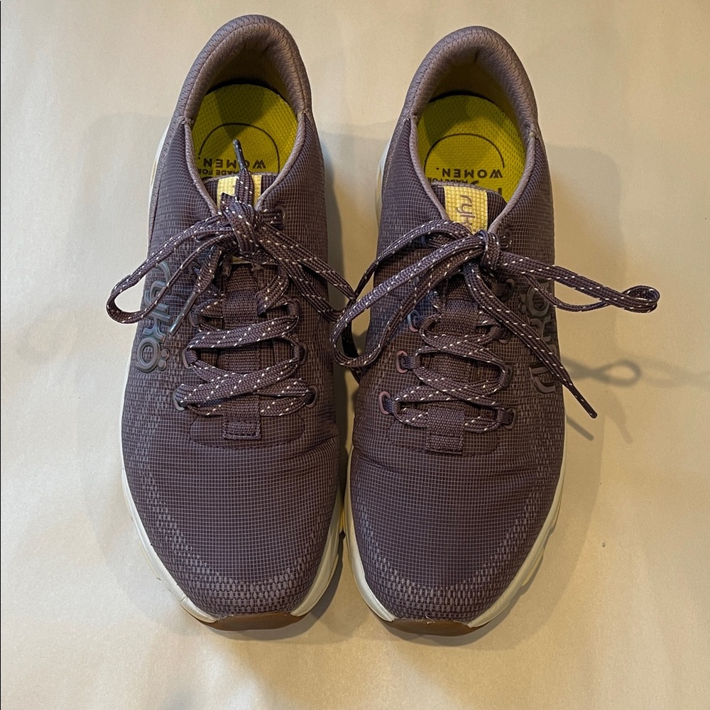 RYKA WOMENS DEVOTION X TR WALKING SNEAKER size 8M purple laced low top